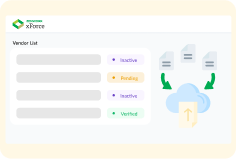 Multiple ways to onboard vendors illustration