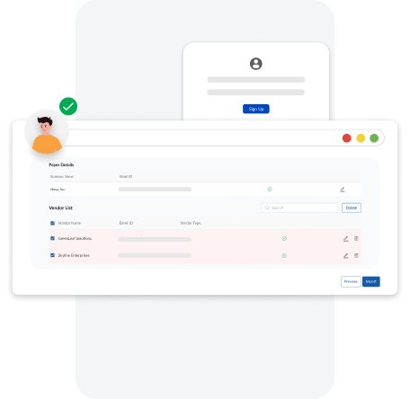 ACH and check payments illustration